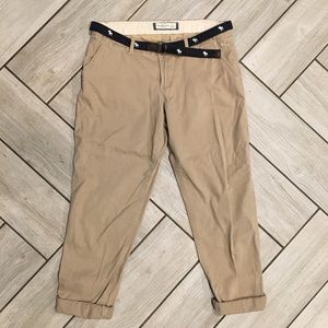 Abercrombie & Fitch Khaki Capris